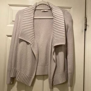 Old Navy size medium off white shawl collar sweater